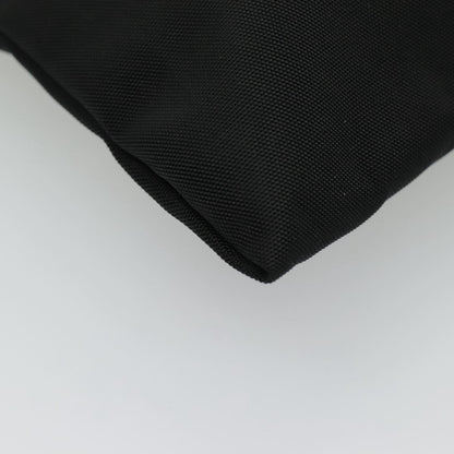 Balenciaga Logo Pouch Canvas, BLACK, CANVAS, Clutche & pouche