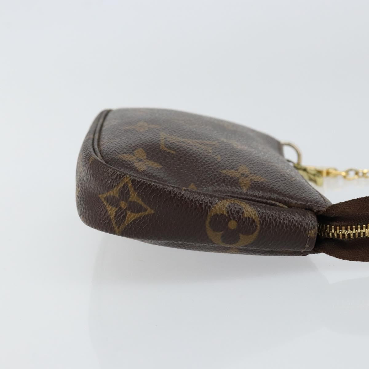Louis Vuitton Pochette Accessoires Monogram Canvas, BROWN, CANVAS, Clutche & pouche