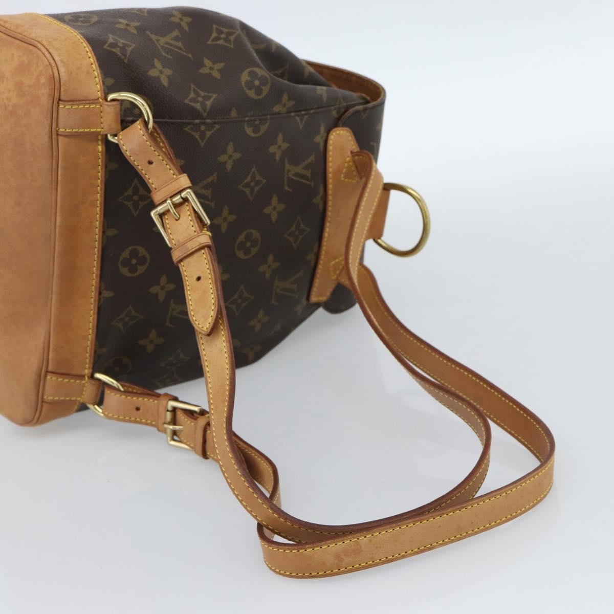 Louis Vuitton Vintage Montsouris Backpack Monogram Canvas, Brown, Canvas, Backpack