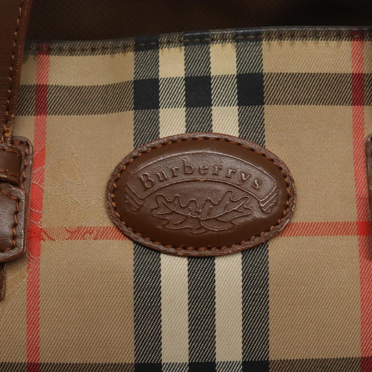 Burberry Nova Check Tote canvas check pattern, BEIGE, CANVAS, Tote bag