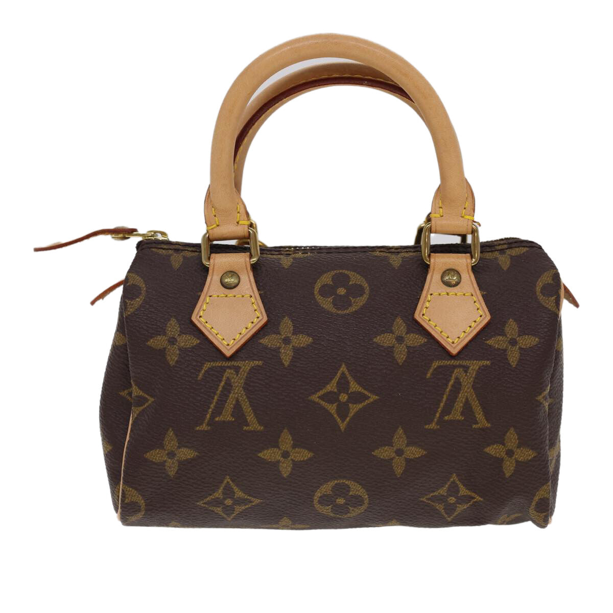 Louis Vuitton Speedy Mini HL Handbag Monogram Canvas, BROWN, CANVAS, Handbag