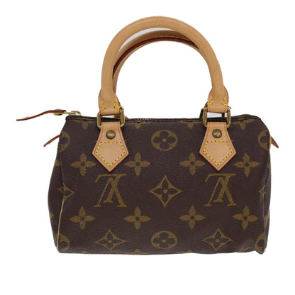 Louis Vuitton Speedy Mini HL Handbag Monogram Canvas, BROWN, CANVAS, Handbag