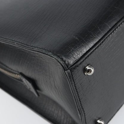 Gucci Vintage Handbag Leather, BLACK, LEATHER, Handbag