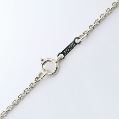 Tiffany & Co. Elsa Peretti Open Heart Pendant Necklace Sterling Silver, SILVER, SILVER, Necklace