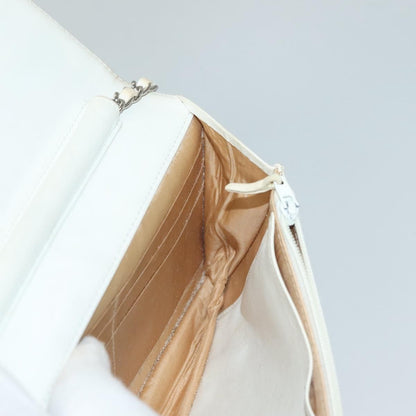 Chanel Vintage Timeless Wallet on Chain Caviar, WHITE, LEATHER, Clutche & pouche