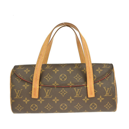 Louis Vuitton Sonatine Handbag Monogram Canvas, Brown, Canvas, Handbag