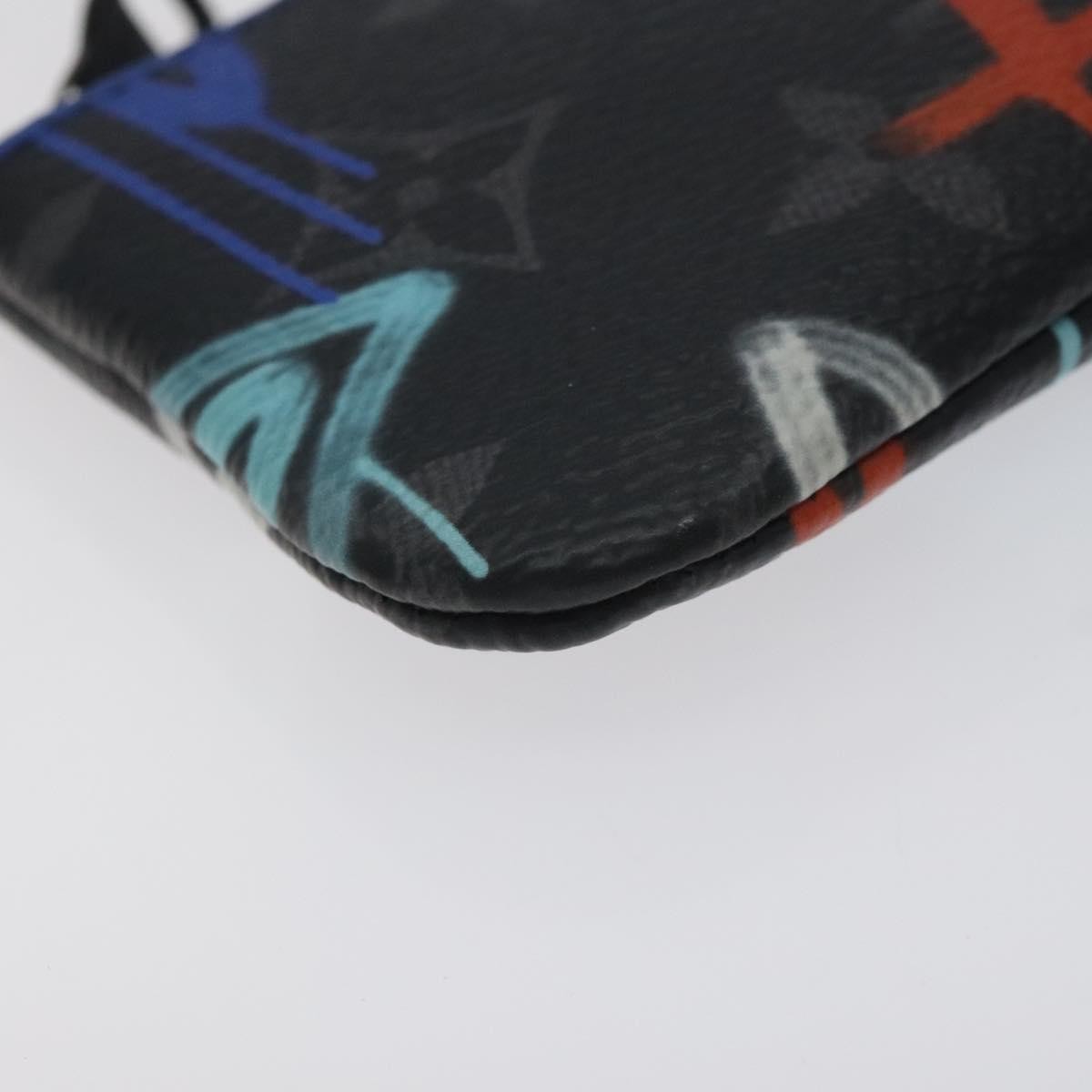 Louis Vuitton Pochette Clés Monogram Canvas, BLACK, CANVAS, Wallets