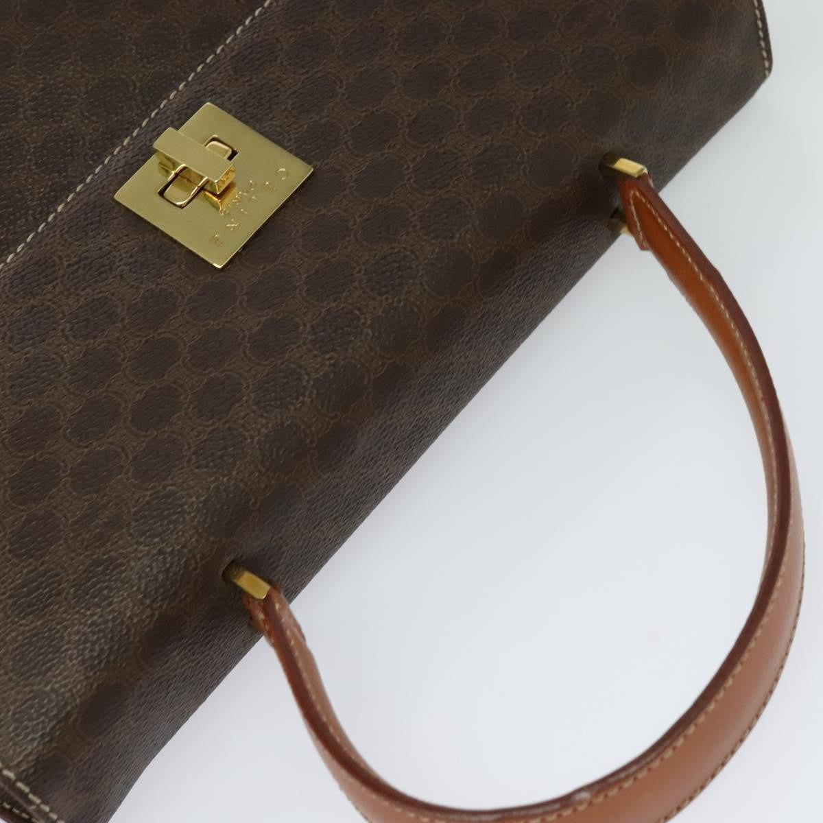 Celine Triomphe vintage handbag Macadam canvas, BROWN, CANVAS, Handbag