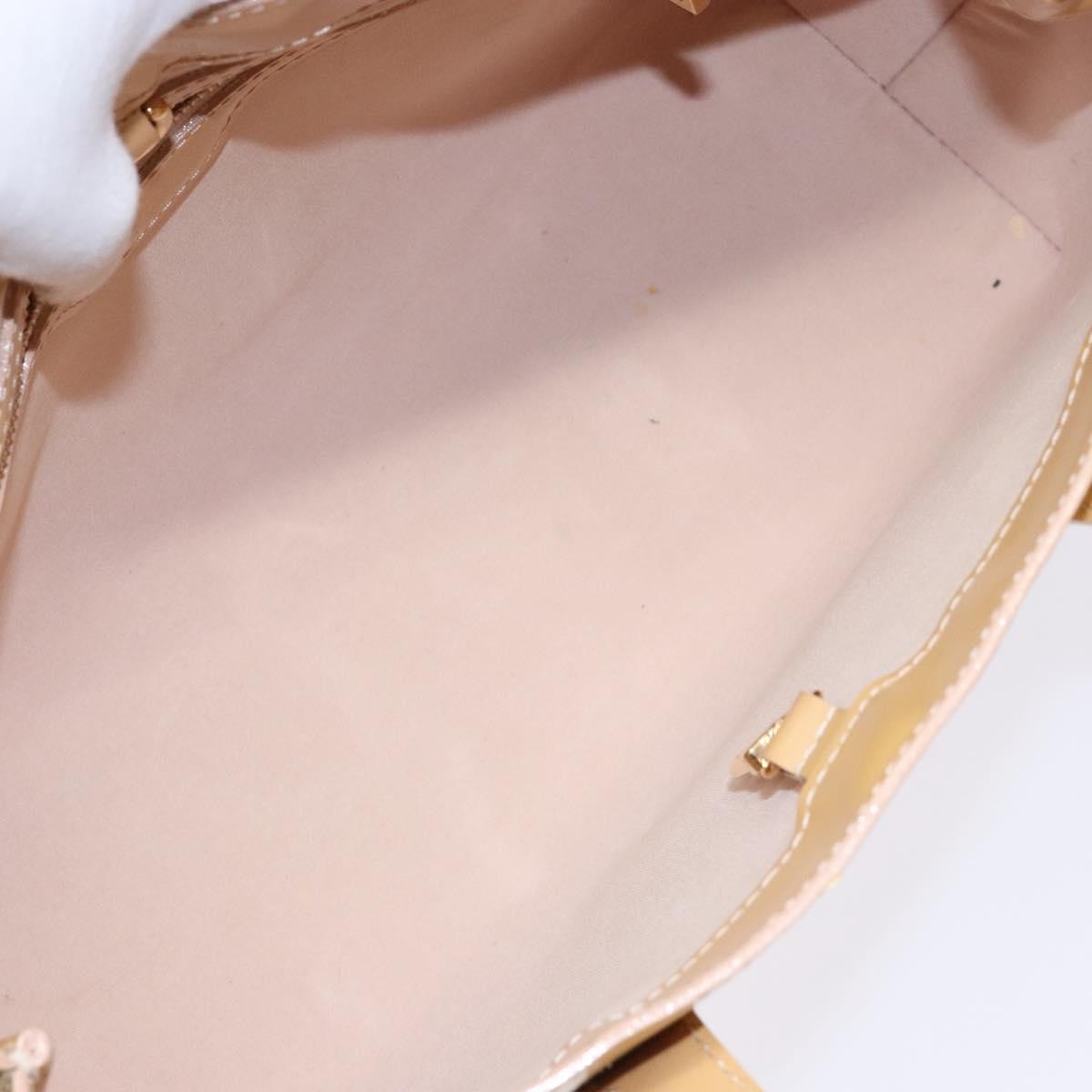 Louis Vuitton Wilshire Handbag Monogram Vernis, BEIGE, PATENT_LEATHER, Handbag