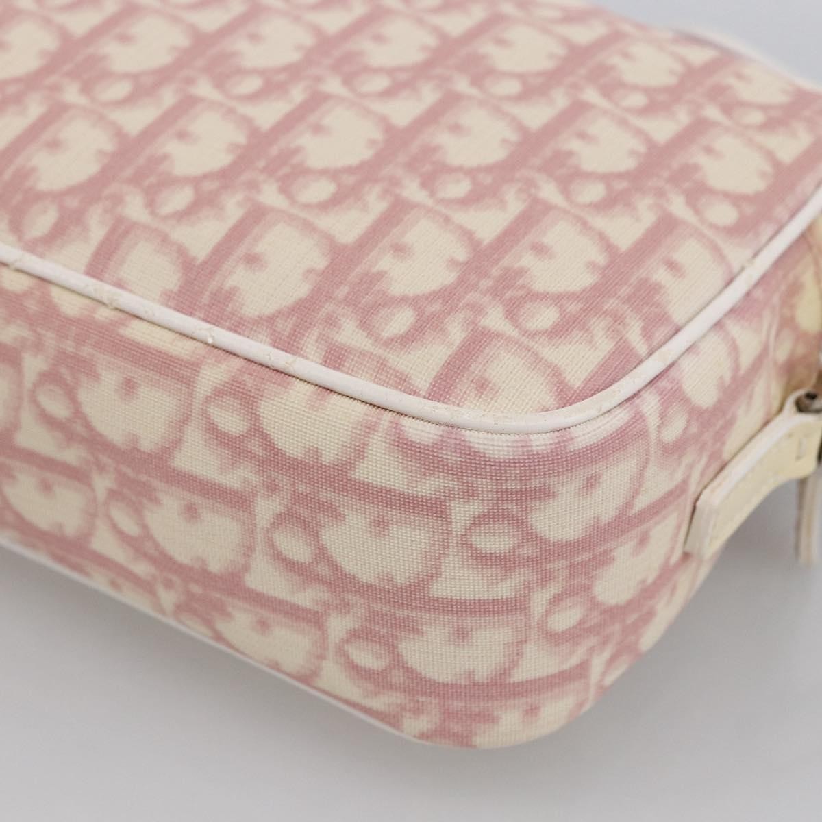 Christian Dior Vintage Crossbody Bag Diorissimo Canvas, PINK, CANVAS, Shoulder bag