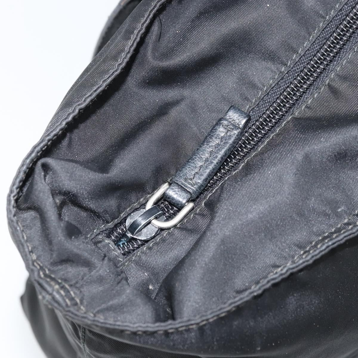Prada Vintage Zip Tote Tessuto, Black, Nylon, Tote Bag