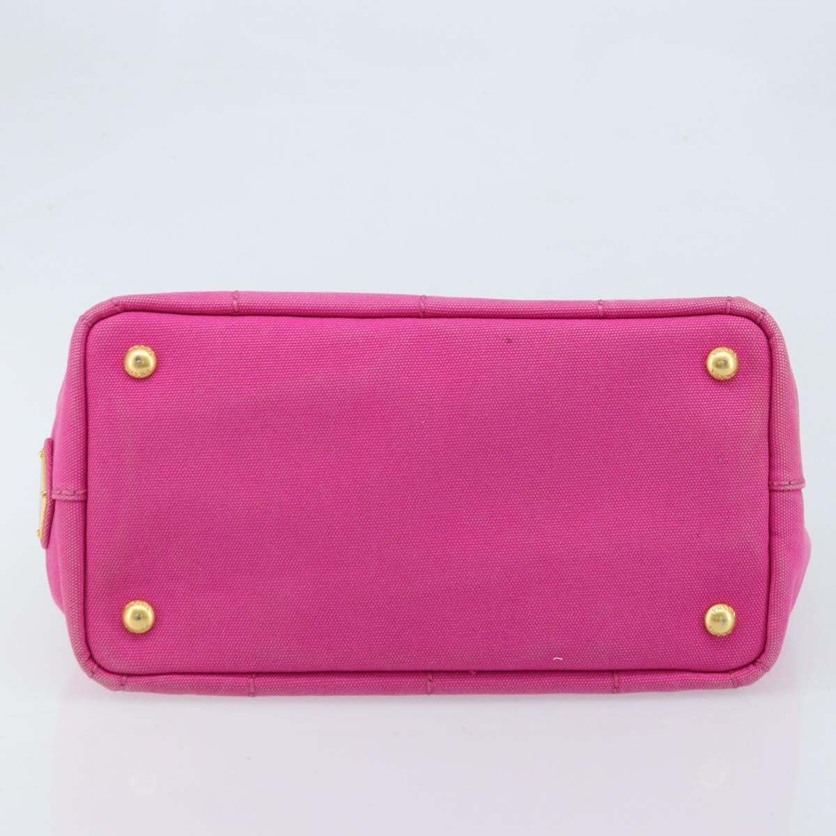 Prada Canapa Tote Canvas, Pink, Canvas, Tote Bag