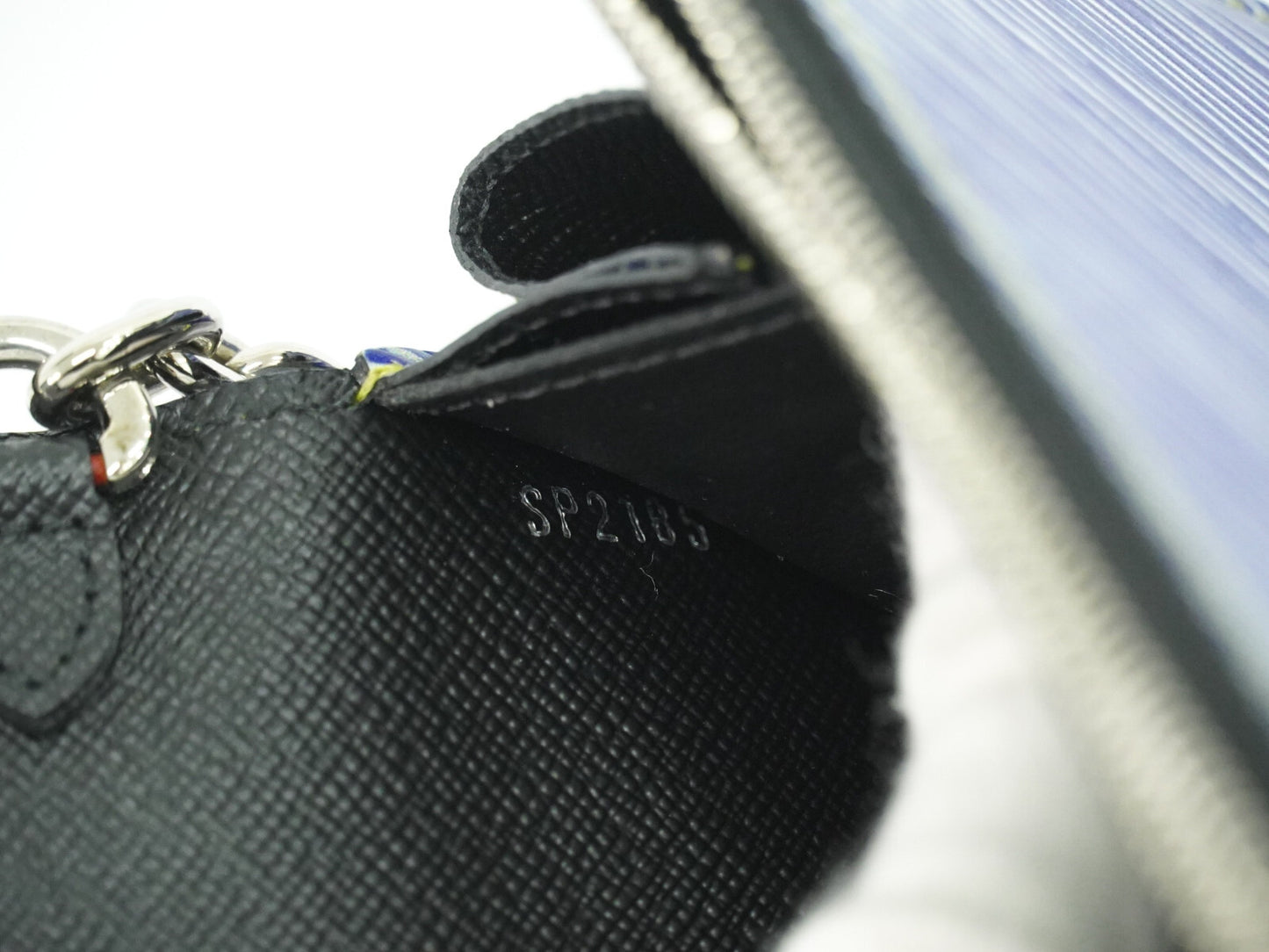 Louis Vuitton Twist Chain Wallet Epi Leather, BLUE, DENIM_JEANS, Shoulder bag