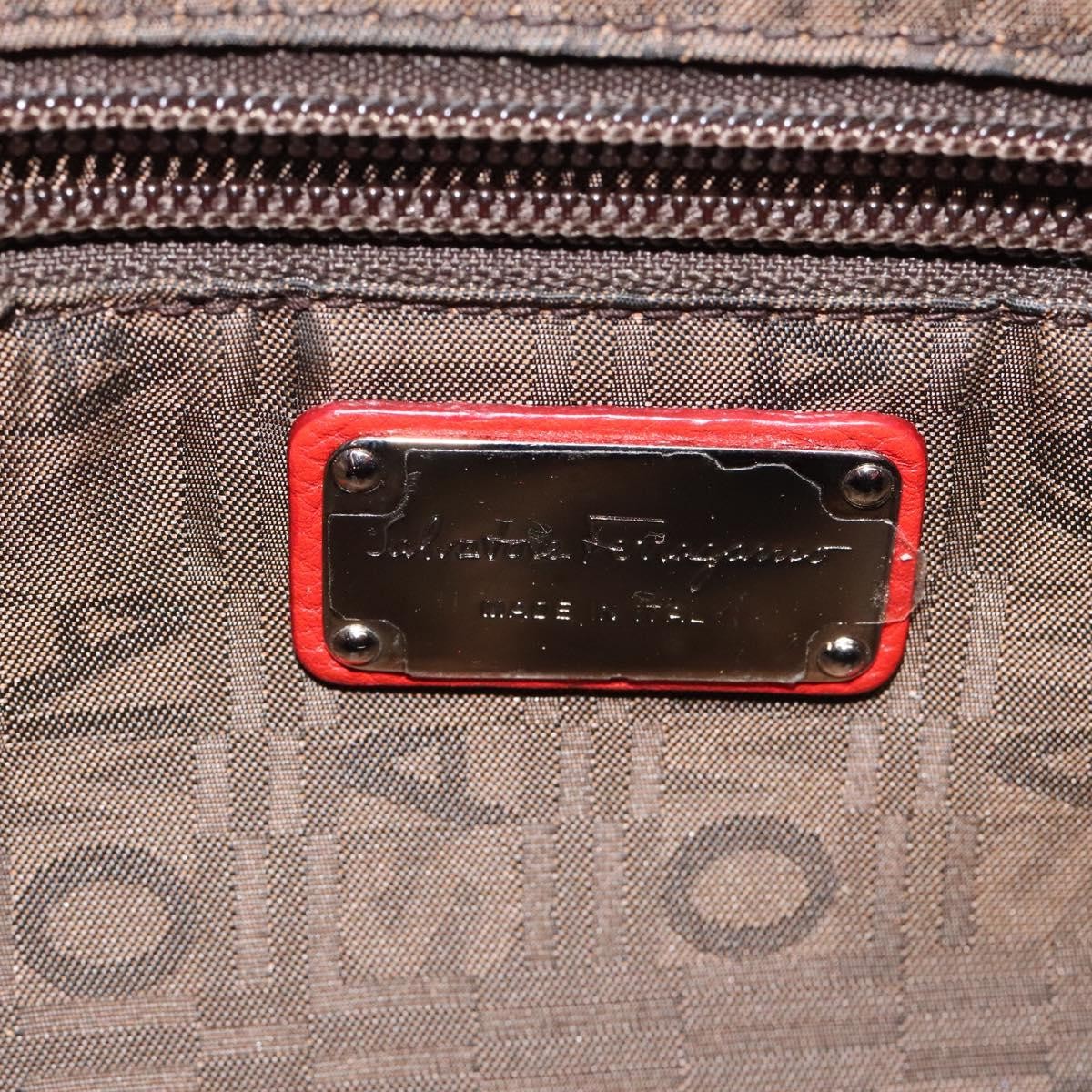 Salvatore Ferragamo Marisa Satchel Leather, RED, LEATHER, Shoulder bag