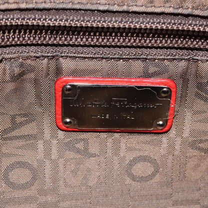 Salvatore Ferragamo Marisa Satchel Leather, RED, LEATHER, Shoulder bag