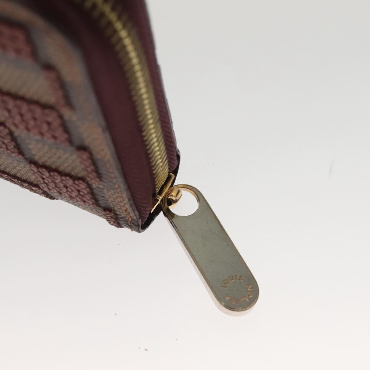 Louis Vuitton Zippy Wallet NM Damier, RED, CANVAS, Wallets