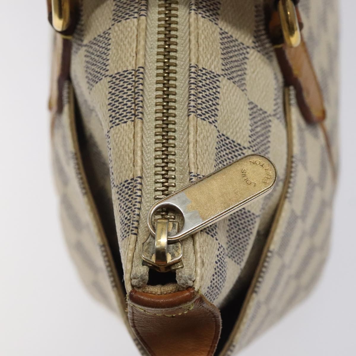 Louis Vuitton Totally Handbag Damier, WHITE, CANVAS, Handbag