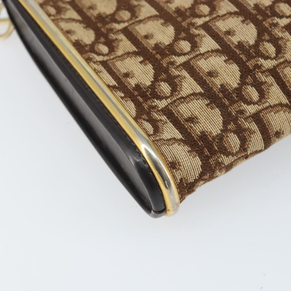 Christian Dior Trotter shoulder bag Canvas, BROWN, CANVAS, Shoulder bag