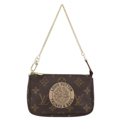Louis Vuitton Pochette Accessoires Limited Edition Monogram Trunk, Brown, Canvas, Clutch