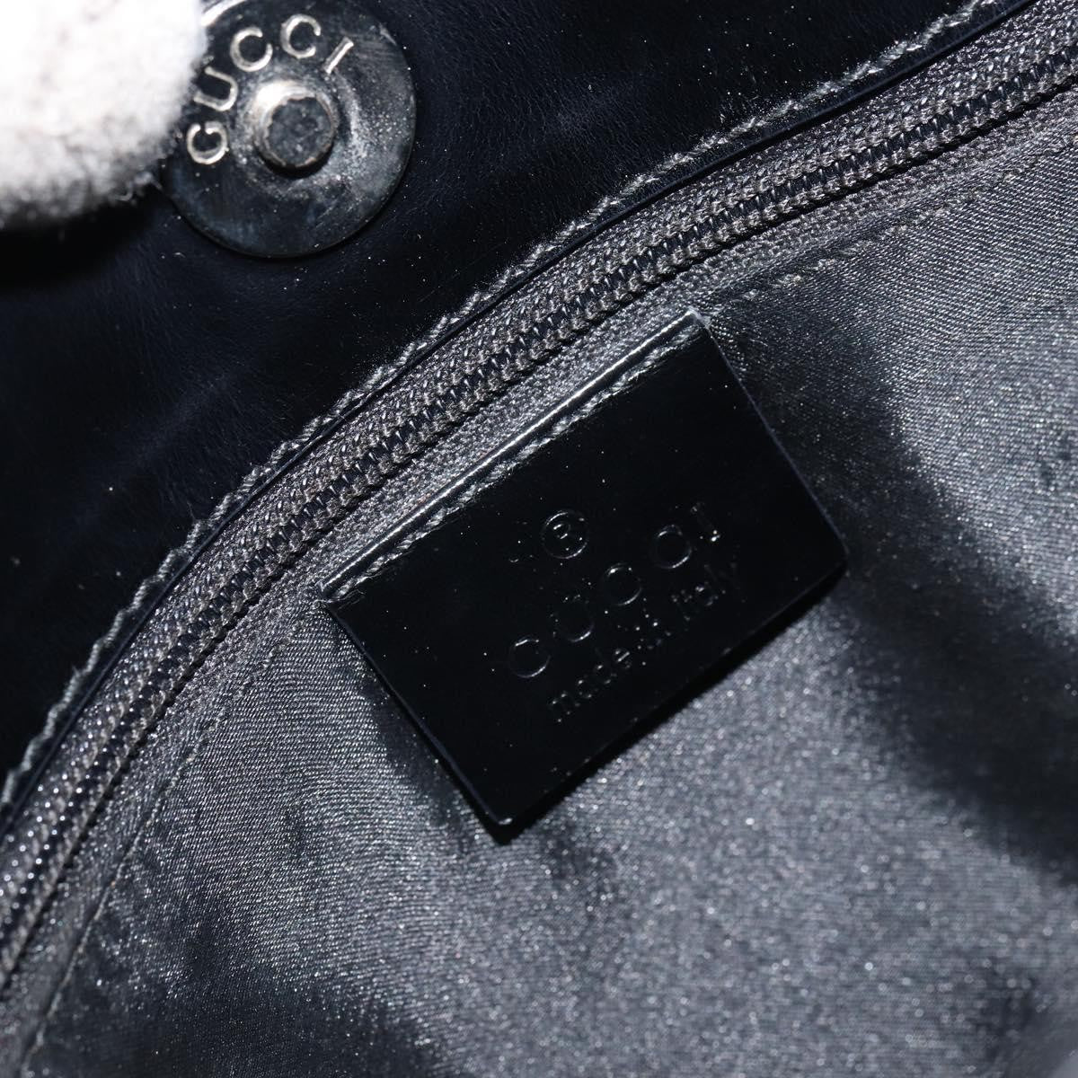 Gucci Vintage Shoulder Bag Patent leather, BLACK, PATENT_LEATHER, Shoulder bag