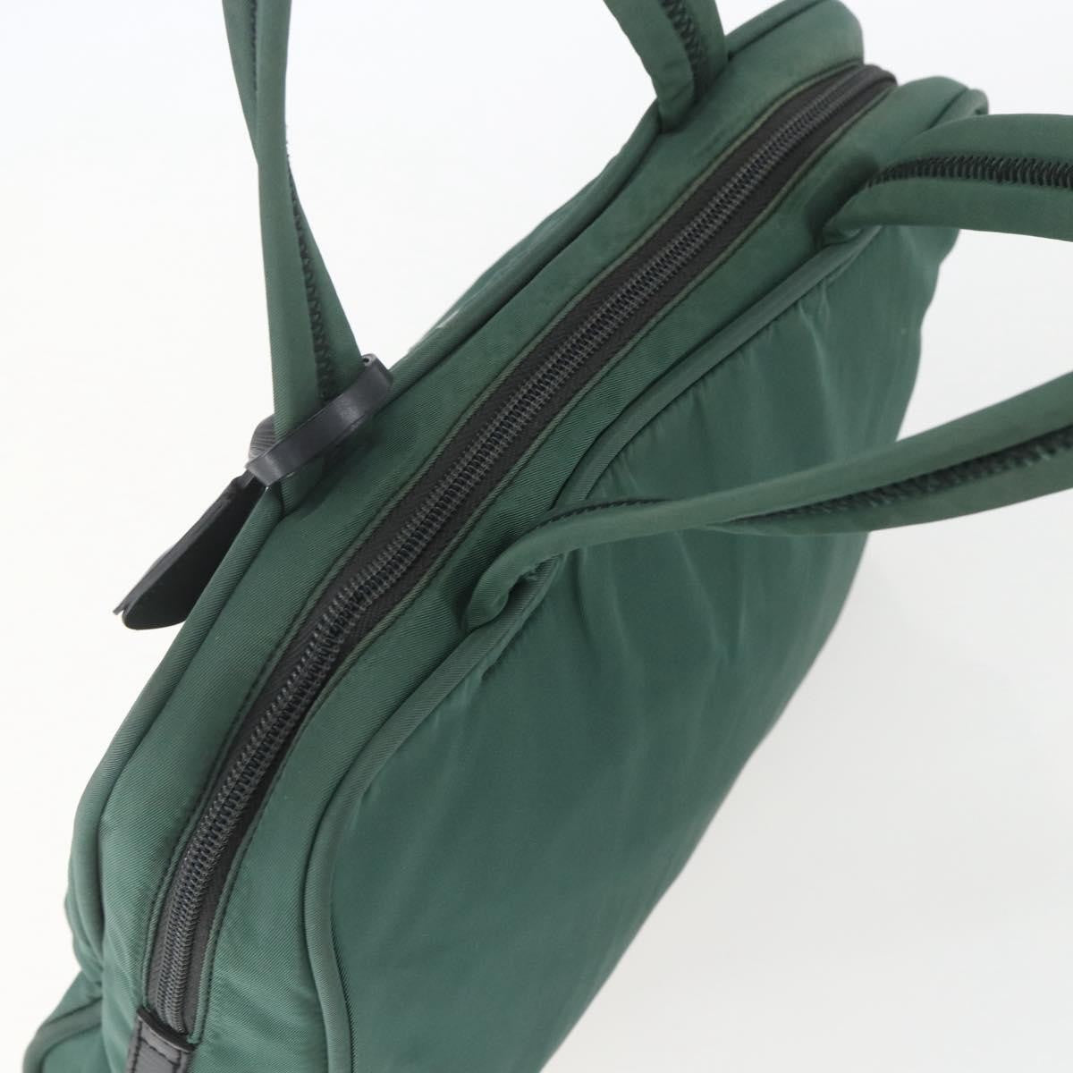 Prada Vintage Handbag Tessuto, GREEN, NYLON, Handbag