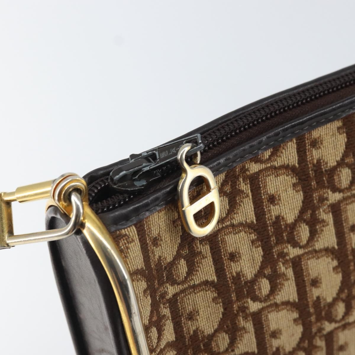 Christian Dior Trotter shoulder bag Canvas, BROWN, CANVAS, Shoulder bag