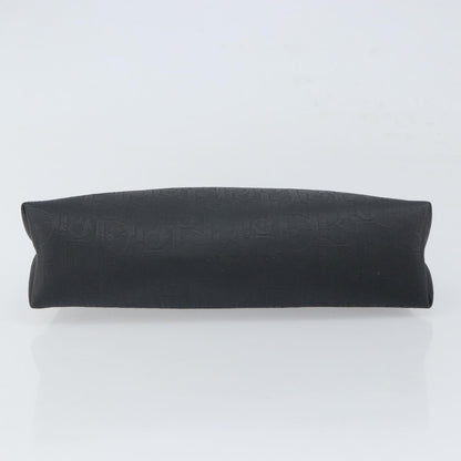 Christian Dior Trotter pouch Canvas, Black, Canvas, Clutch