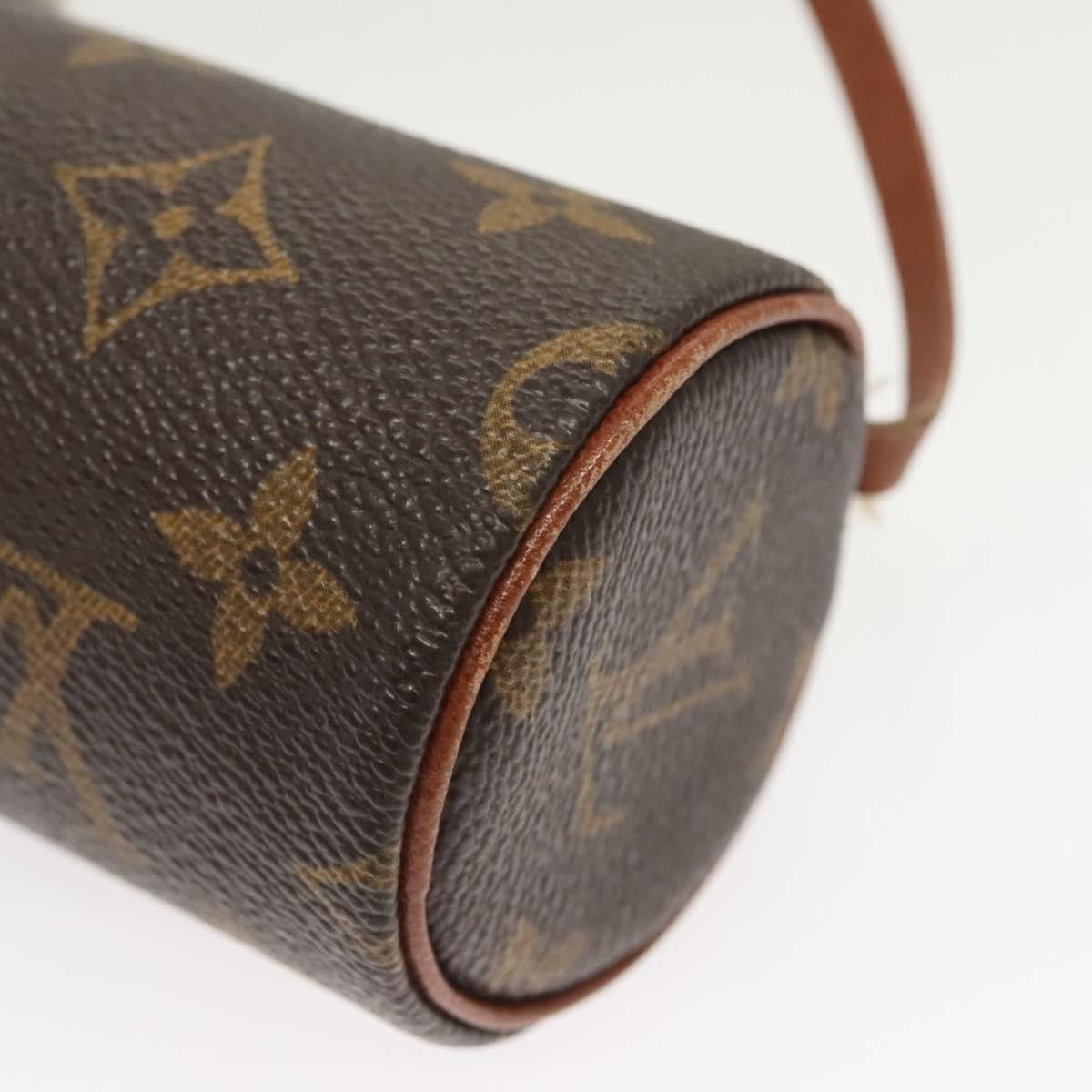 Louis Vuitton Papillon Pochette Monogram Canvas, BROWN, CANVAS, Handbag