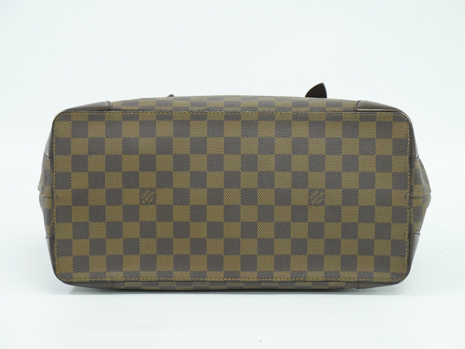 Louis Vuitton Hampstead Handbag Damier, BROWN, CANVAS, Tote bag