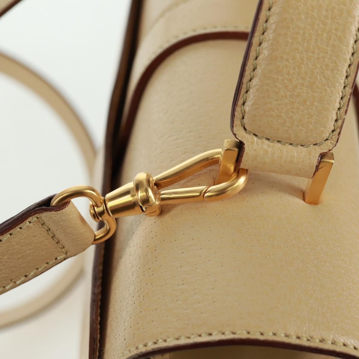 Celine 16 Top Handle Bag Grained Calfskin, BEIGE, LEATHER, Handbag