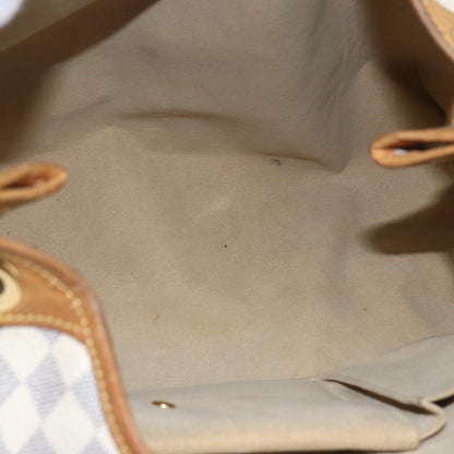 Louis Vuitton Galliera Handbag Damier, BEIGE, CANVAS, Shoulder bag