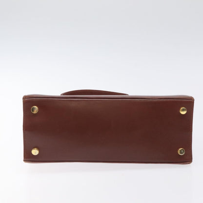 Salvatore Ferragamo Convertible Vara Bow Tote Leather, BROWN, LEATHER, Handbag