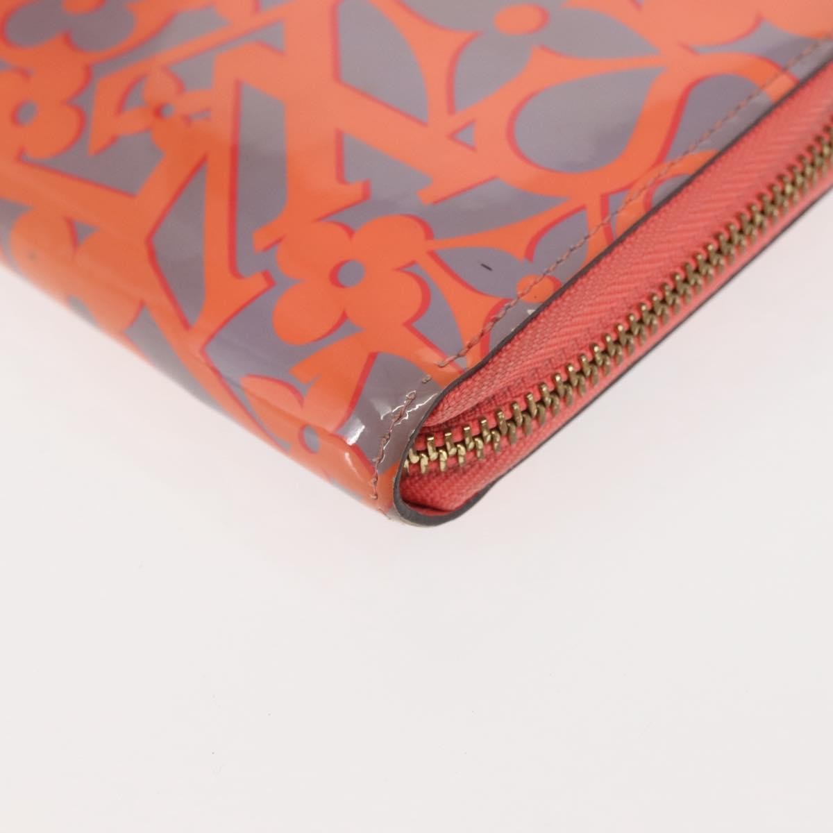 Louis Vuitton Zippy Wallet NM Monogram Patent, ORANGE, PATENT_LEATHER, Wallets