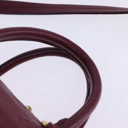 Louis Vuitton Speedy Bandouliere Bag Monogram Empreinte Leather, PURPLE, LEATHER, Handbag