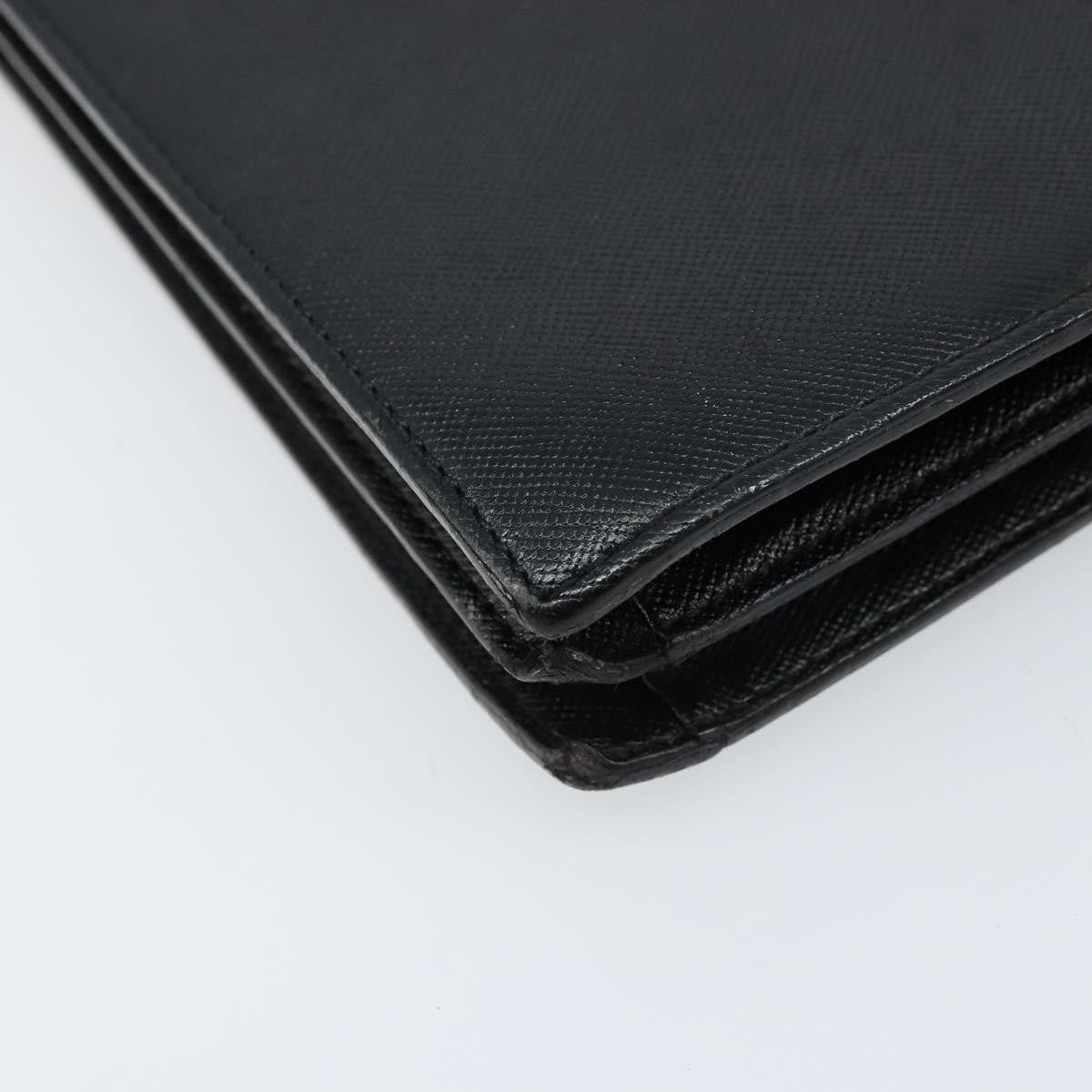 Saint Laurent Vintage Handbag Leather, BLACK, LEATHER, Handbag