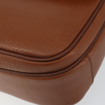 Burberry Vintage Shoulder Bag Leather, BROWN, LEATHER, Shoulder bag
