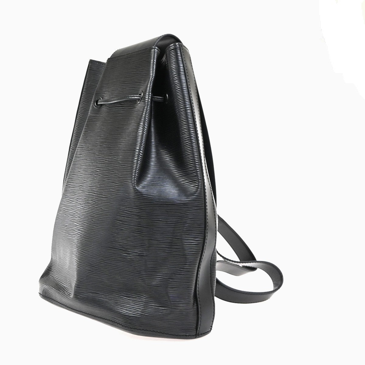 Louis Vuitton Sac a Dos Drawstring Backpack Epi Leather, BLACK, LEATHER, Backpack