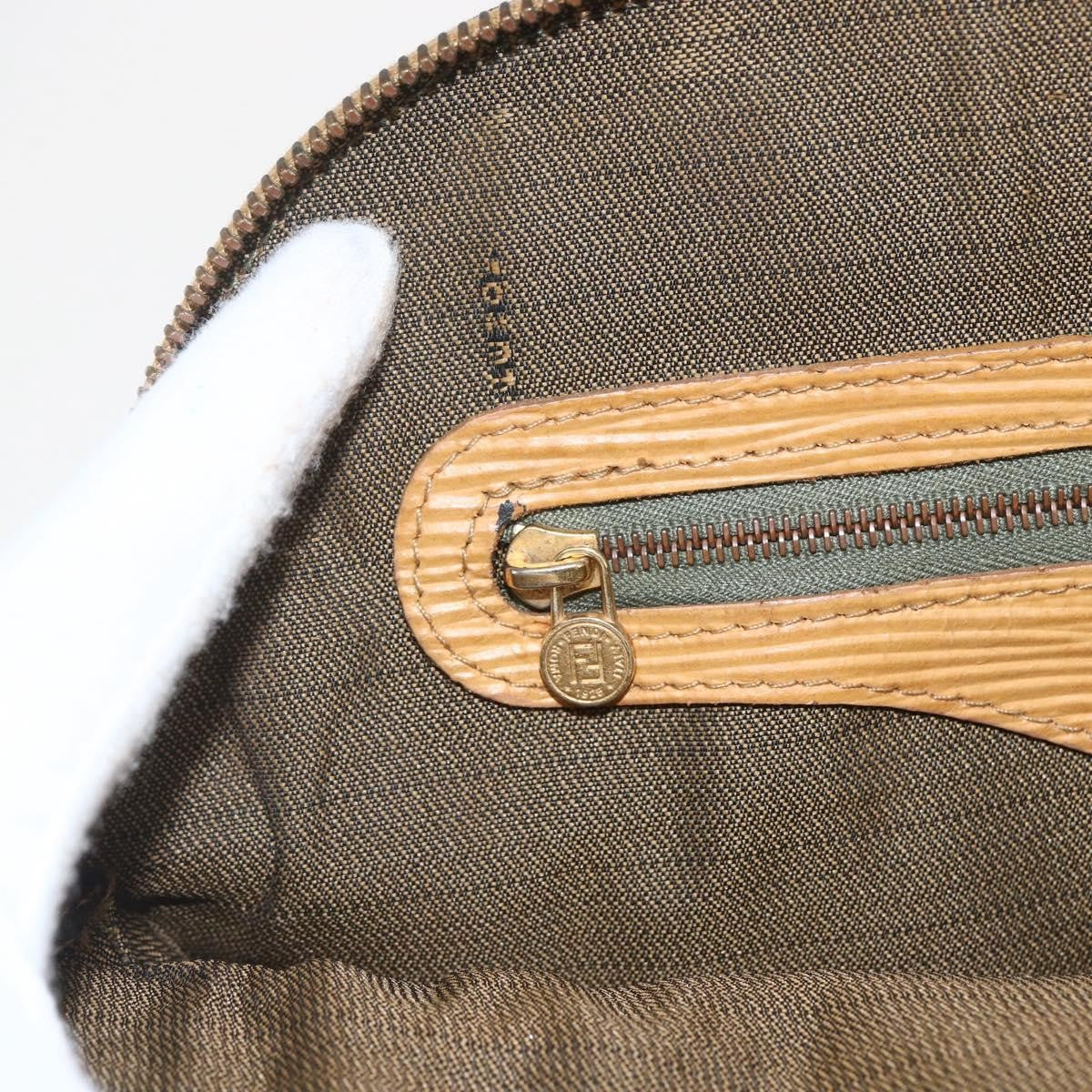 Fendi Vintage Zucca Handbag Zucca, BROWN, CANVAS, Handbag