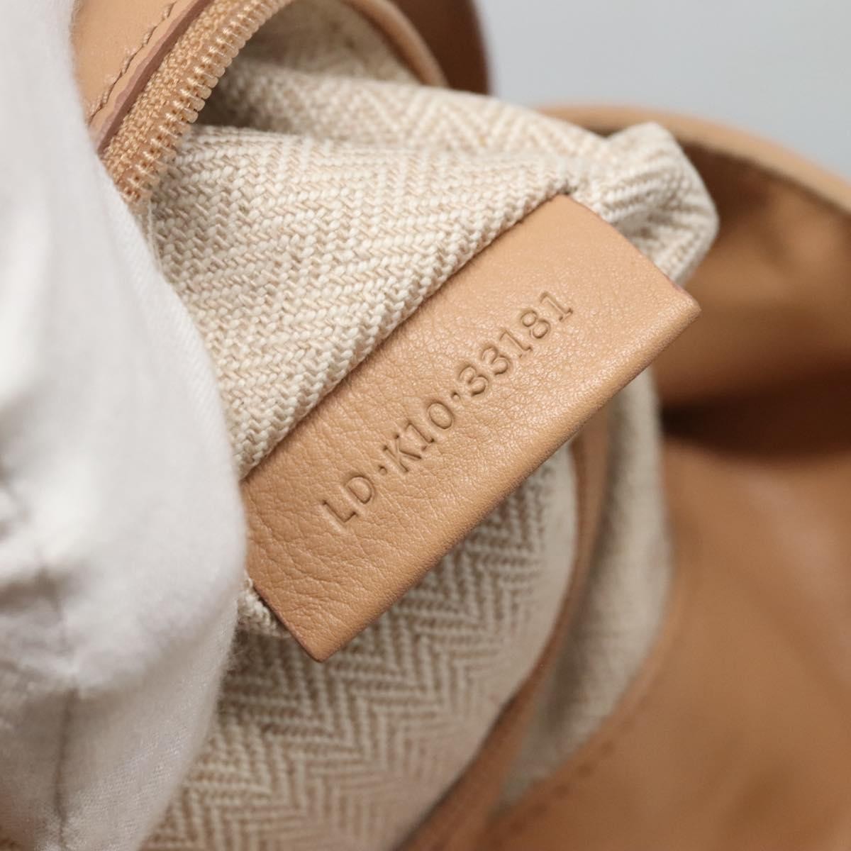 Bvlgari Chandra Hobo Canvas and Leather, Beige, Canvas, Tote Bag