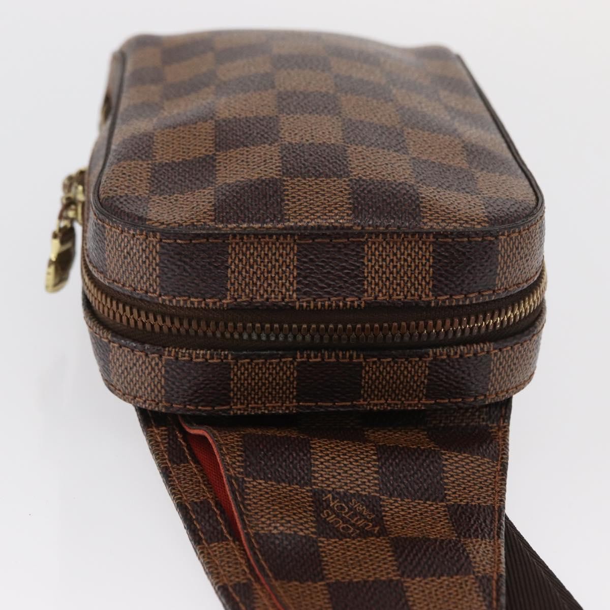 Louis Vuitton Geronimos Waist Bag Damier, Brown, Canvas, Clutch