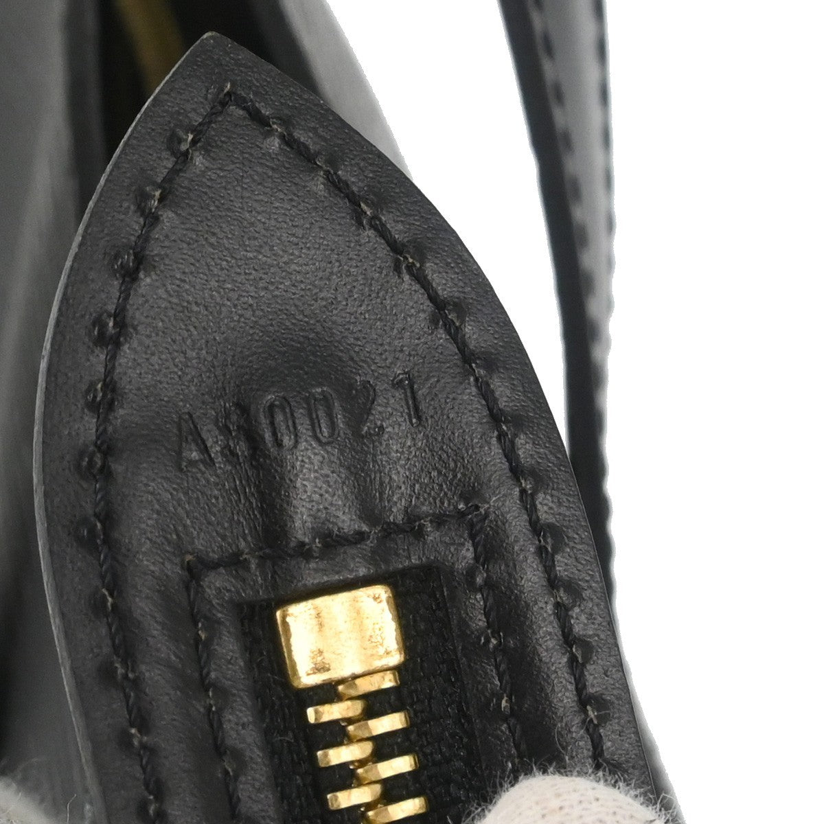 Louis Vuitton Saint Jacques Handbag Epi Leather, BLACK, LEATHER, Handbag
