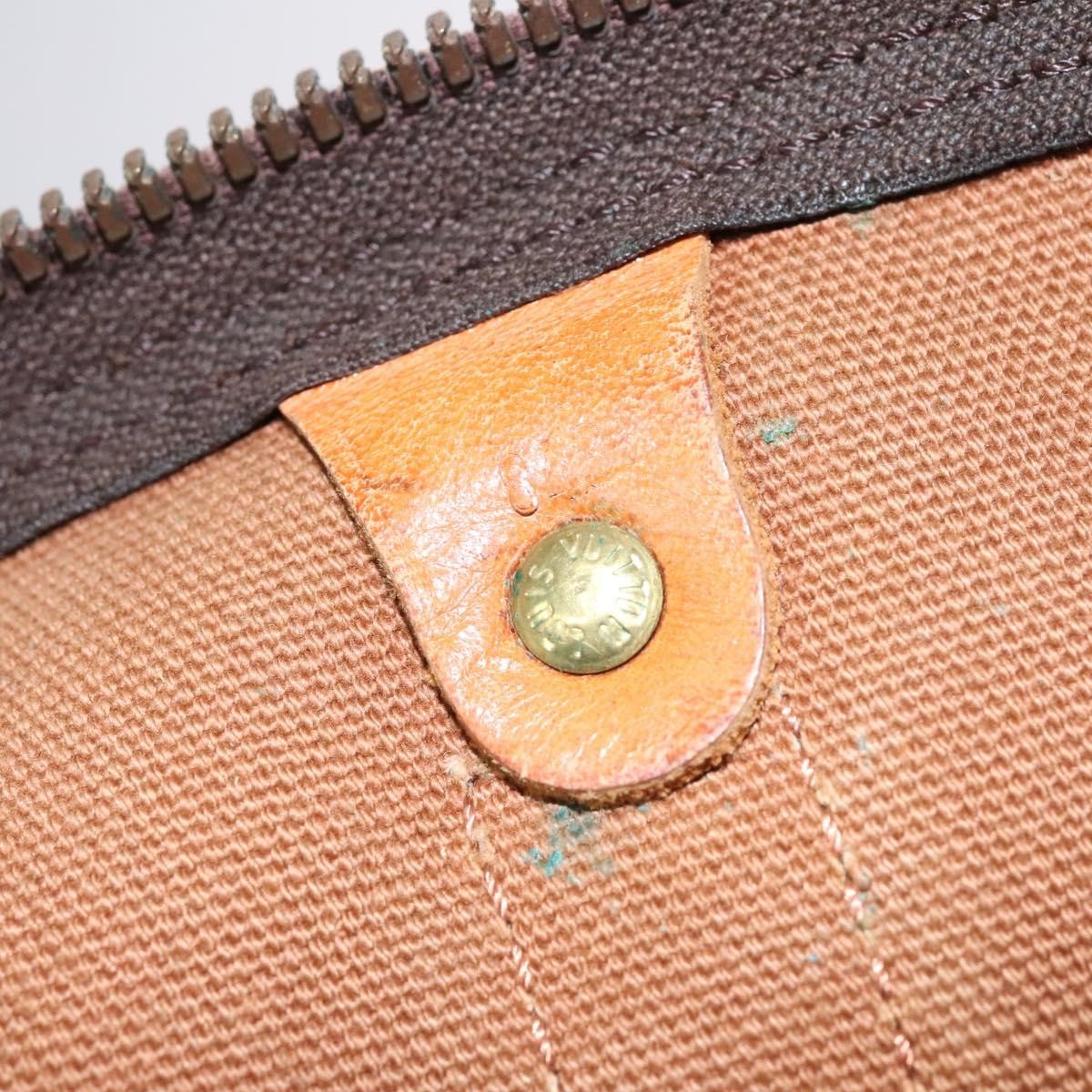 Louis Vuitton Keepall Bag Monogram Canvas, BROWN, CANVAS, Travel bag