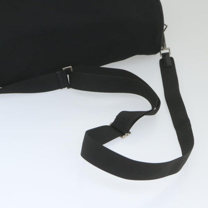 Gucci Vintage Flap Crossbody Bag Nylon, Black, Nylon, Shoulder Bag