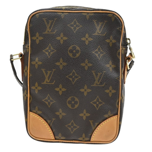 Louis Vuitton Danube Handbag Monogram Canvas, Brown, Canvas, Shoulder Bag