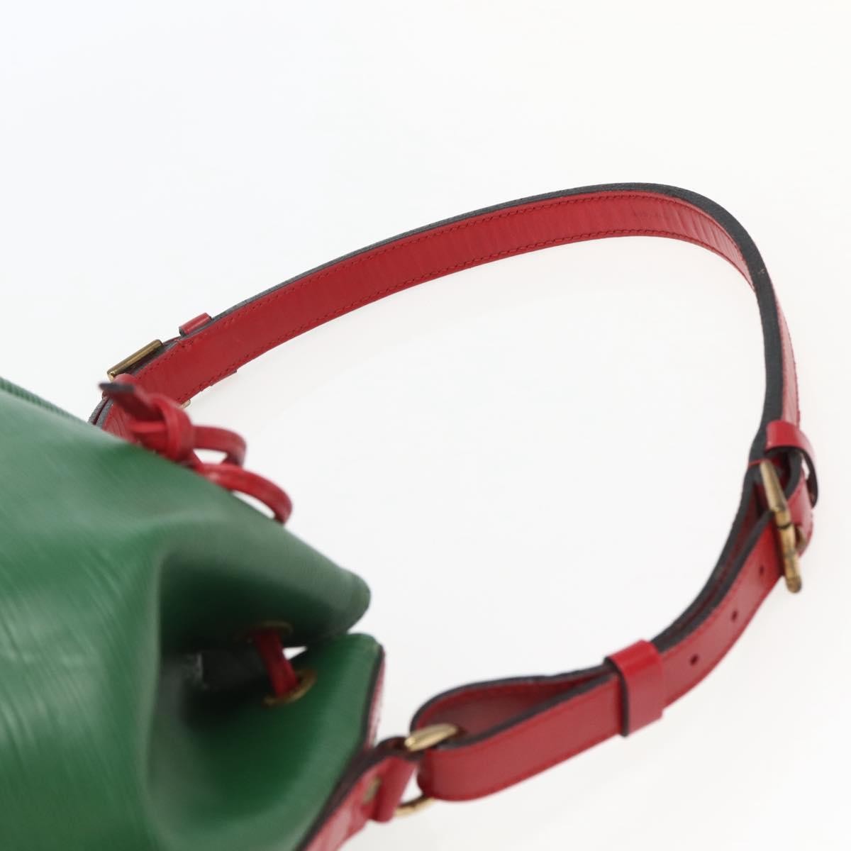 Louis Vuitton Bicolor Petit Noe Handbag Epi Leather, GREEN, LEATHER, Shoulder bag