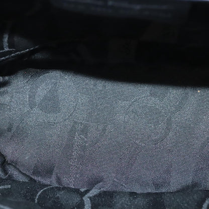 Salvatore Ferragamo Gancini Flap Drawstring Backpack Leather, BLACK, LEATHER, Backpack