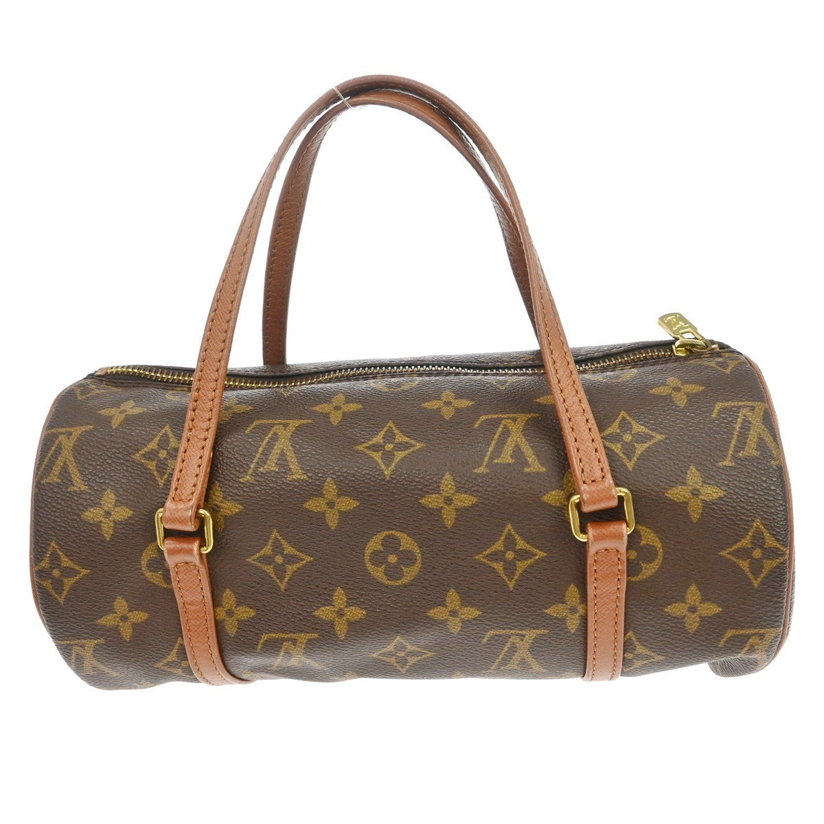 Louis Vuitton Papillon Handbag Monogram Canvas, Brown, Canvas, Handbag