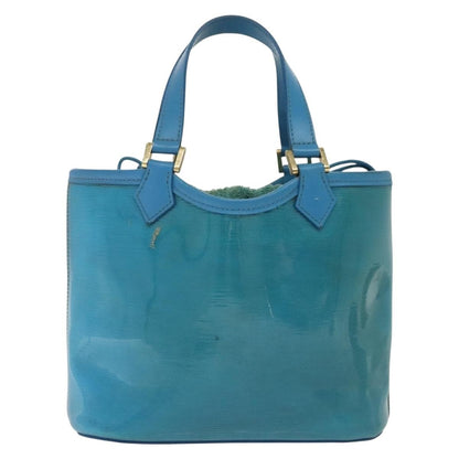Louis Vuitton Plage Lagoon Bay Handbag Vinyl Epi Leather, BLUE, LEATHER, Handbag