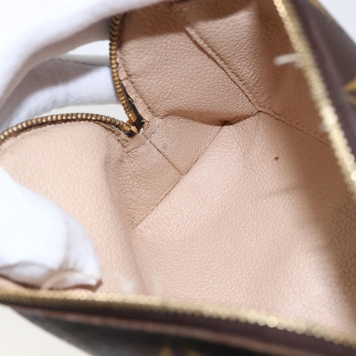 Louis Vuitton Cosmetic Pouch Monogram Canvas, BROWN, CANVAS, Clutche & pouche