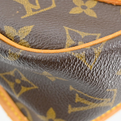 Louis Vuitton Sac Gibeciere Messenger Bag Monogram Canvas, Brown, Canvas, Shoulder Bag